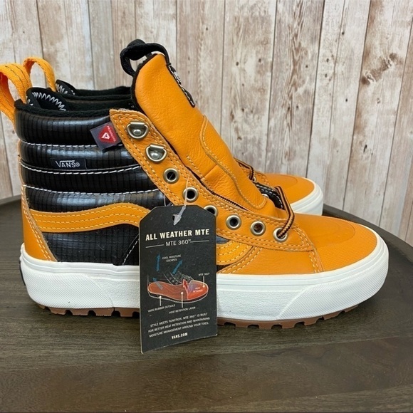 Vans Sk8-Hi Mte 2.0 Dx High Top Leather Sneaker Boots Size 6.5 Women - Picture 4 of 13